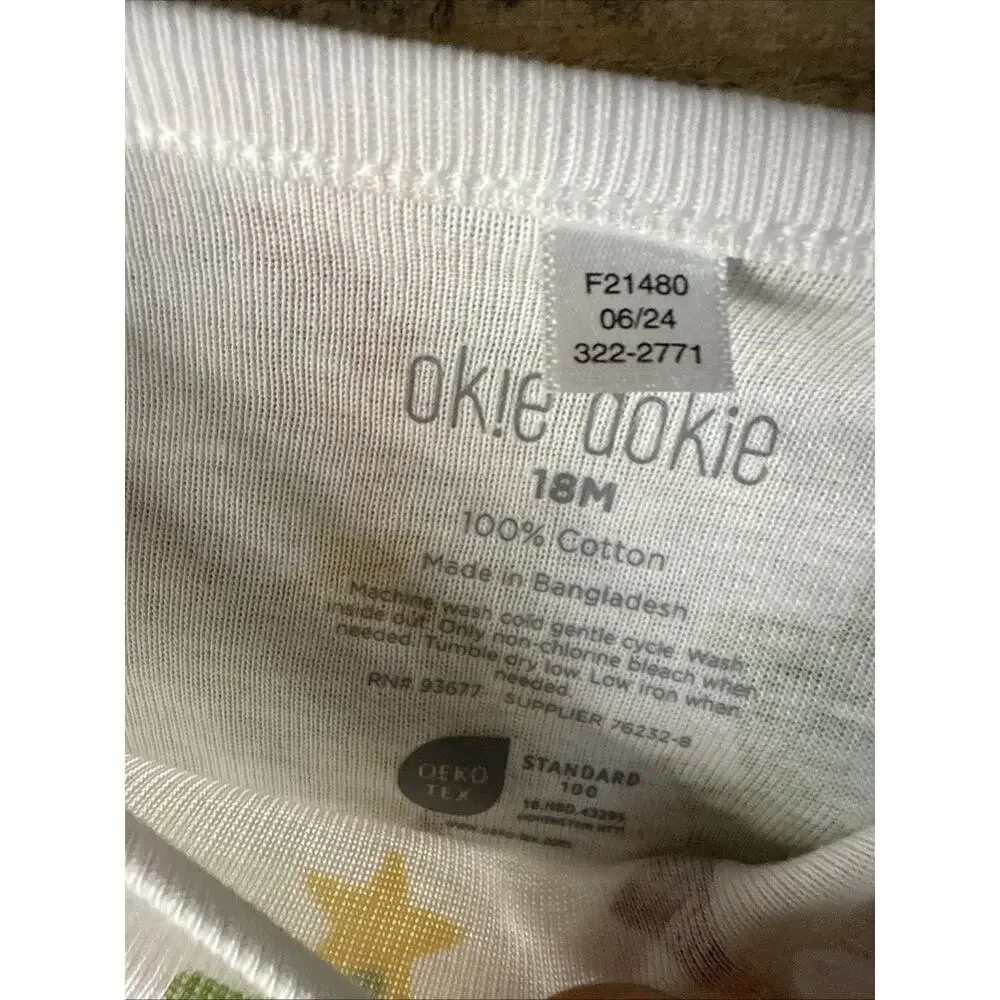 Ok!e Dokie Crystal Rose Trees Bodysuit And Leggings 18 Months